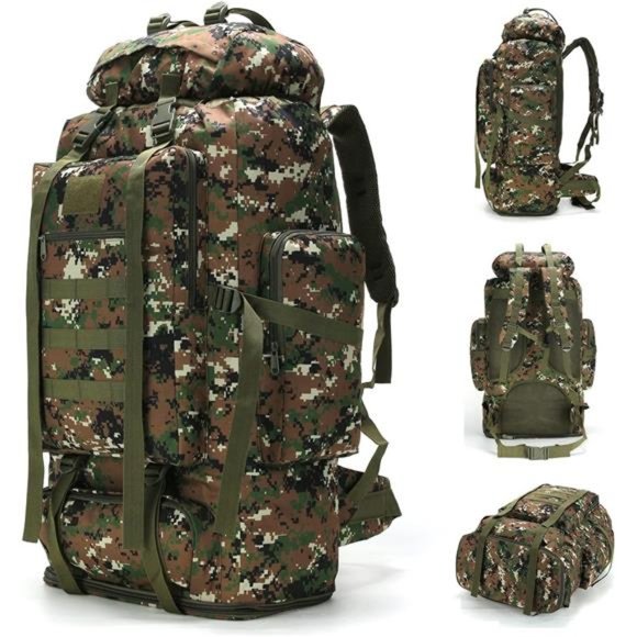 Military Tactical Backpack for Men Large Army Rucksack molle bag Hiking Daypack - Picture 1 of 7